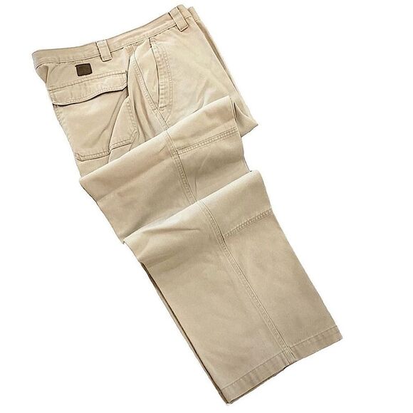 34x29 Ruff Hewn Flat Front Pant Khaki Pant - Picture 3 of 16
